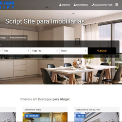Script Php – Site Para Imobiliaria Responsivo Android + Chat